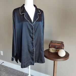 Secret Treasures Sleepwear Top Only Size 3X Black